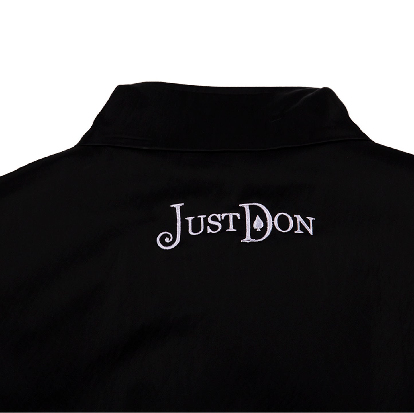 Just Don Card Dealer Lightweight Jacket Black