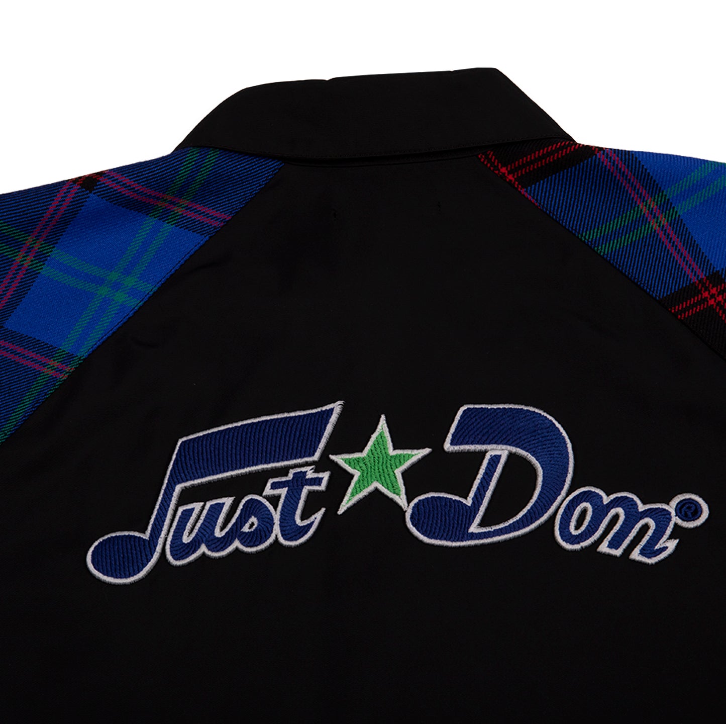 Just Don Sound Button Up Blue Plaid Shirt