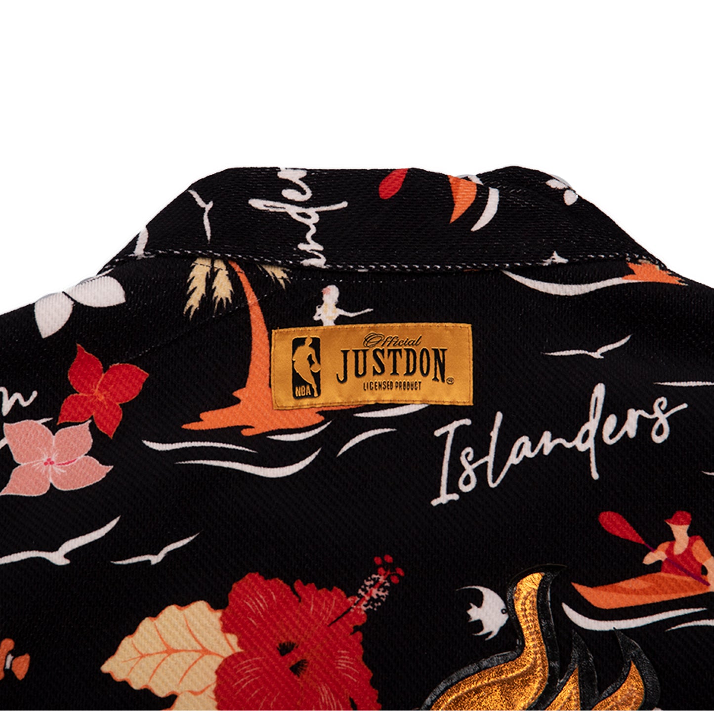 Just Don Islanders Trucker Black/Multi Jacket