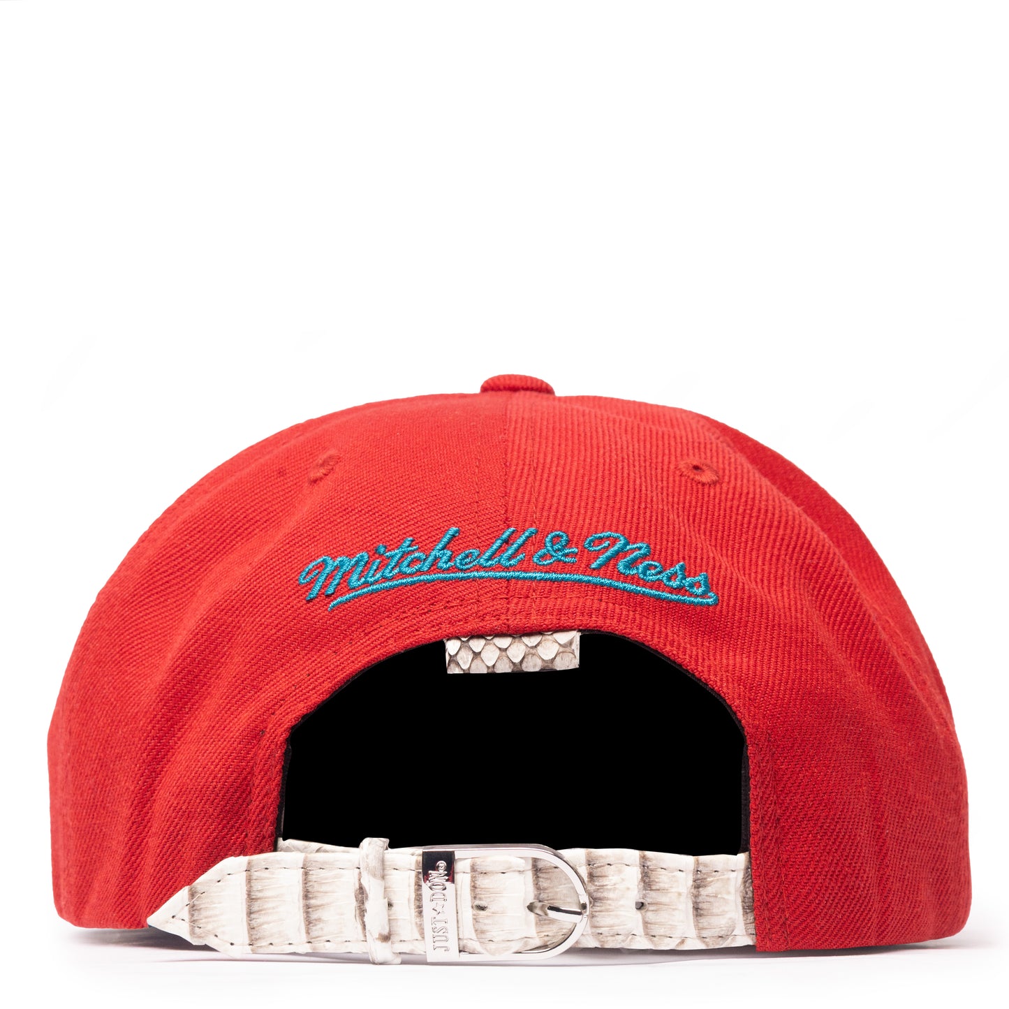 JUST DON DETROIT PISTONS PYTHON (BURGUNDY-NATURAL BRIM)
