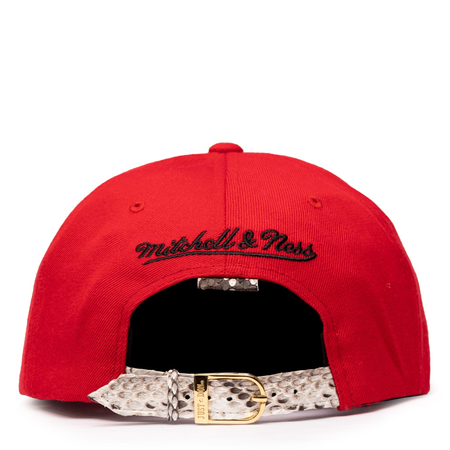 JUST DON ATLANTA HAWKS “ATL” PYTHON (RED-NATURAL-BLACK-GOLD)