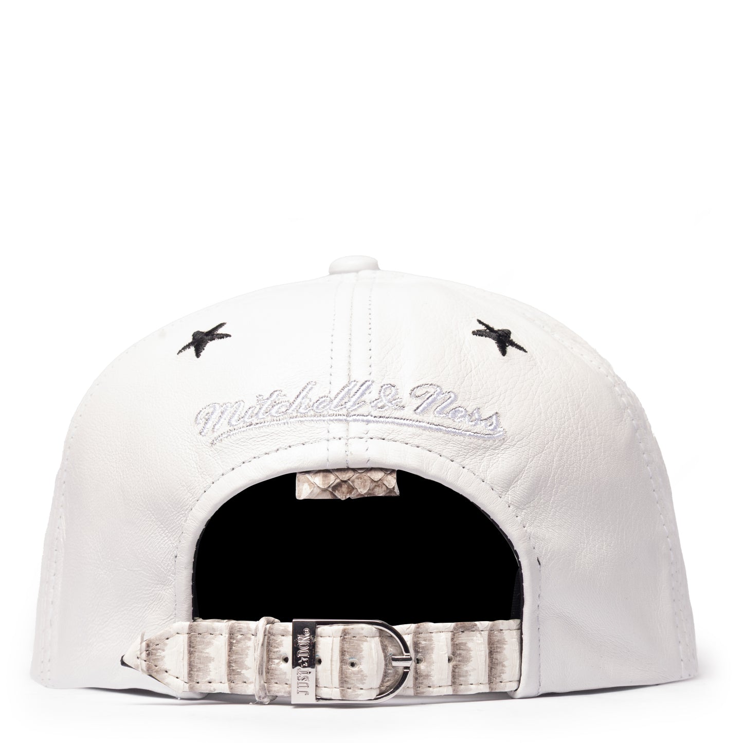 JUST DON MIAMI HEAT LEATHER PYTHON (WHITE-NATURAL)