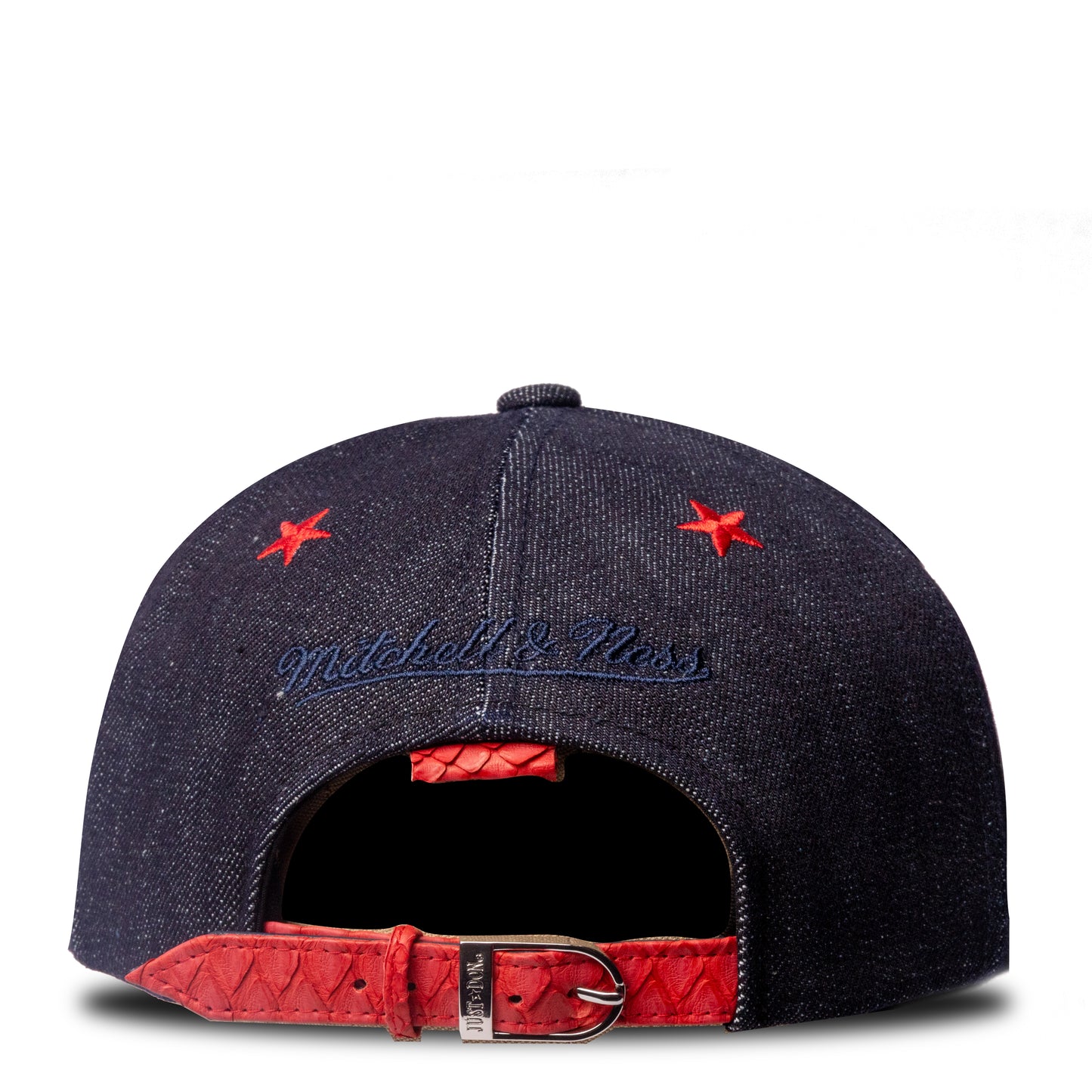 JUST DON CHICAGO BULLS SALVAGE DENIM PYTHON (NAVY-RED-NAVY-SILVER)