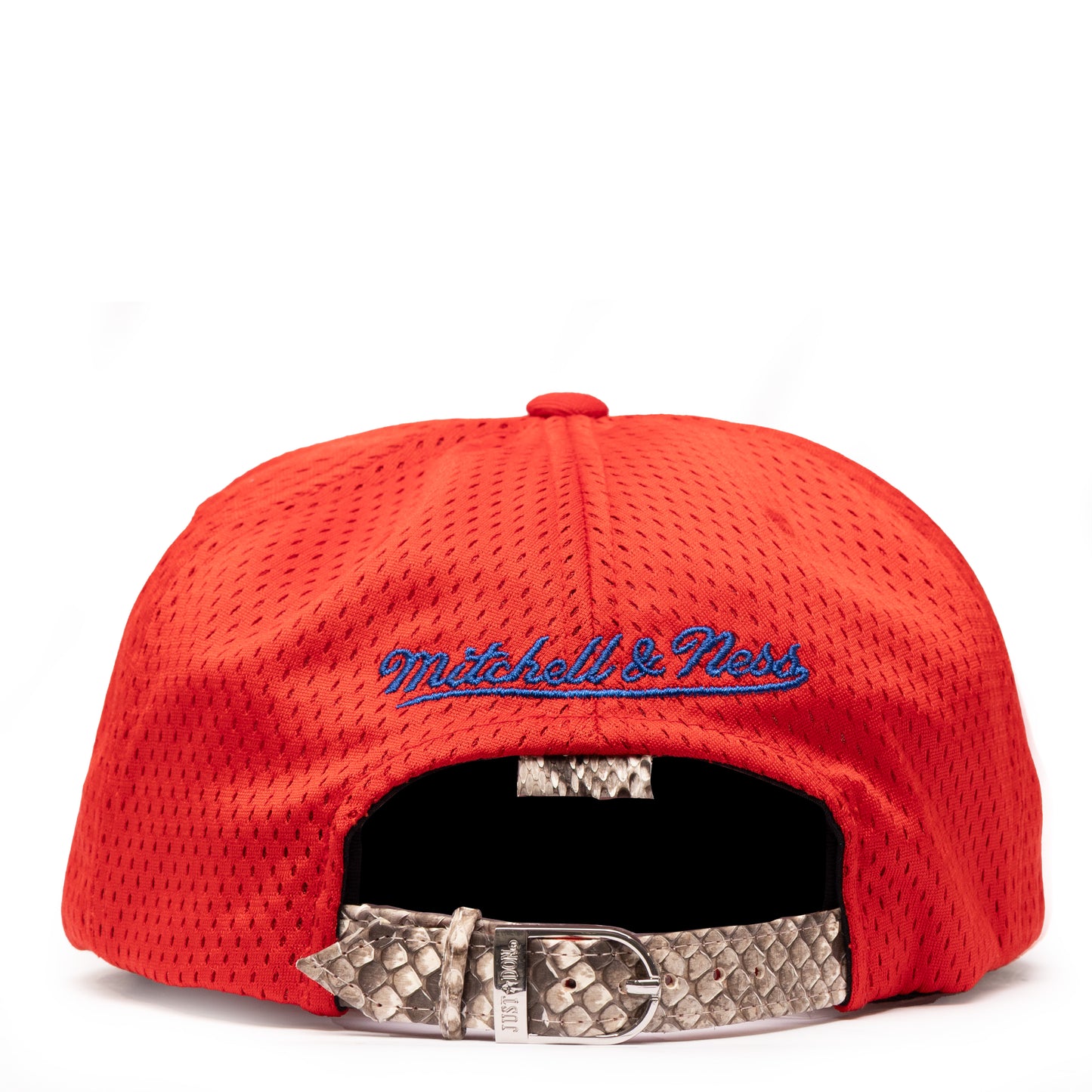 JUST DON DETROIT PISTONS JERSEY PYTHON (RED-NATURAL BRIM)
