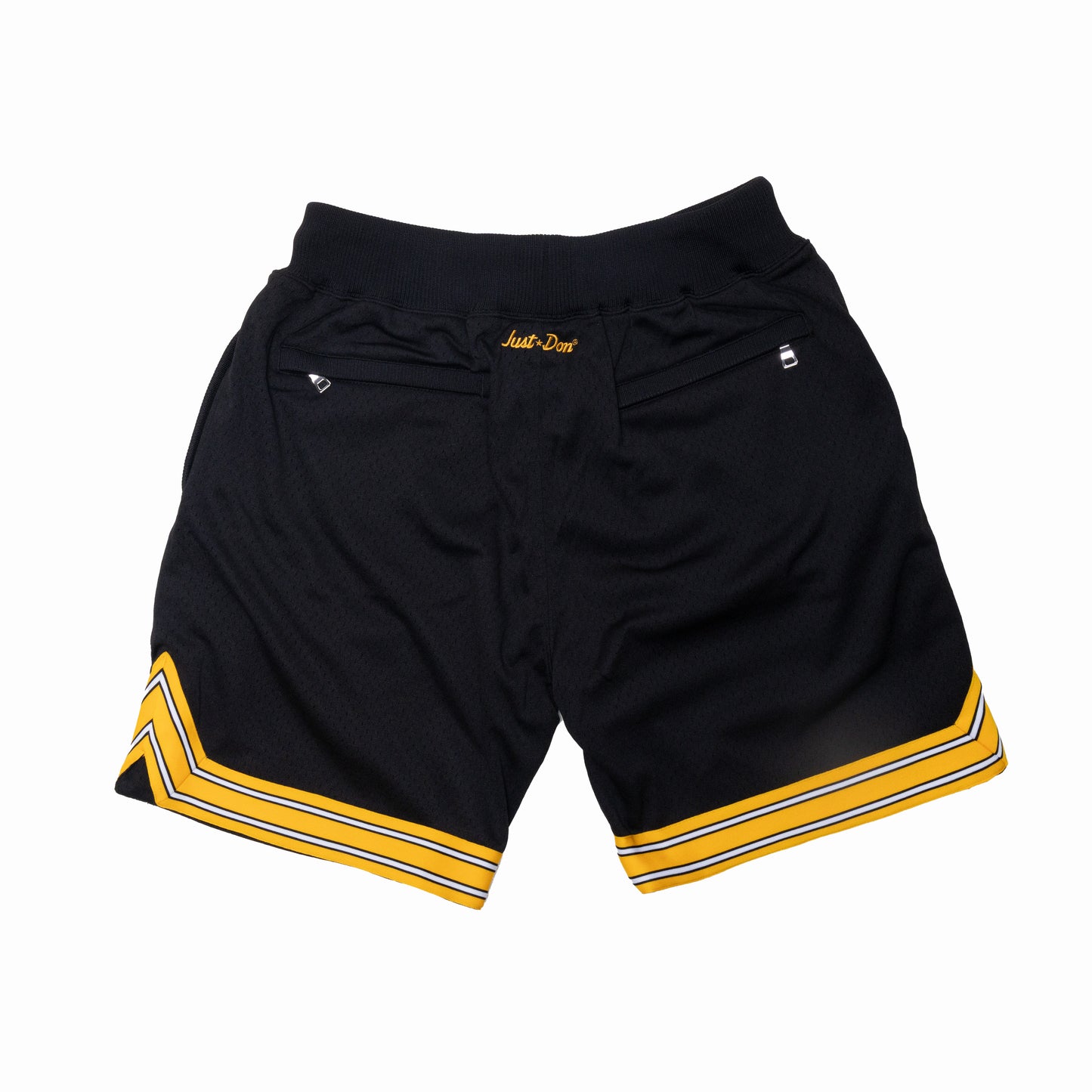JUST DON PITTSBURG STEELERS SHORTS (BLACK)