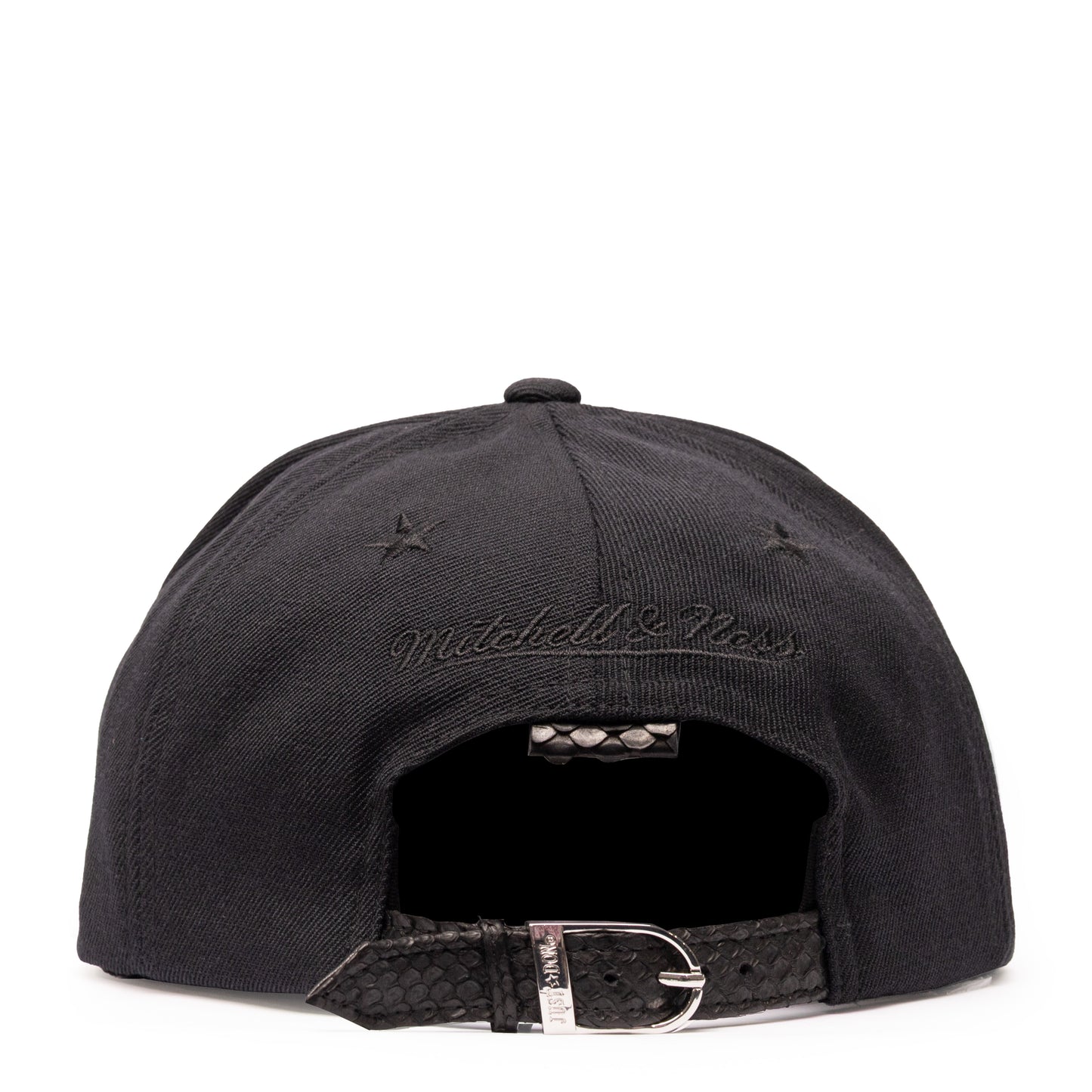 JUST DON NBA LOGO PYHTON (BLACK-BLACK BRIM)