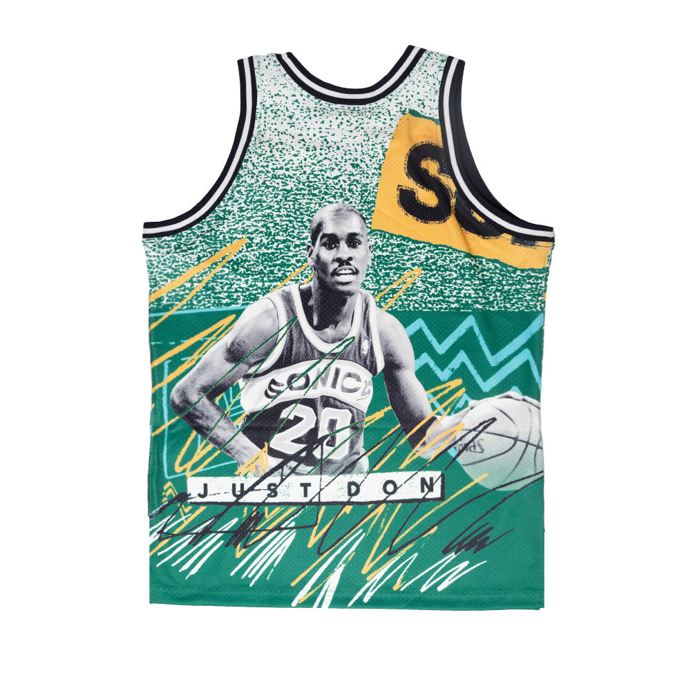 Just Don Seattle Supersonics Payton & Kemp Jersey