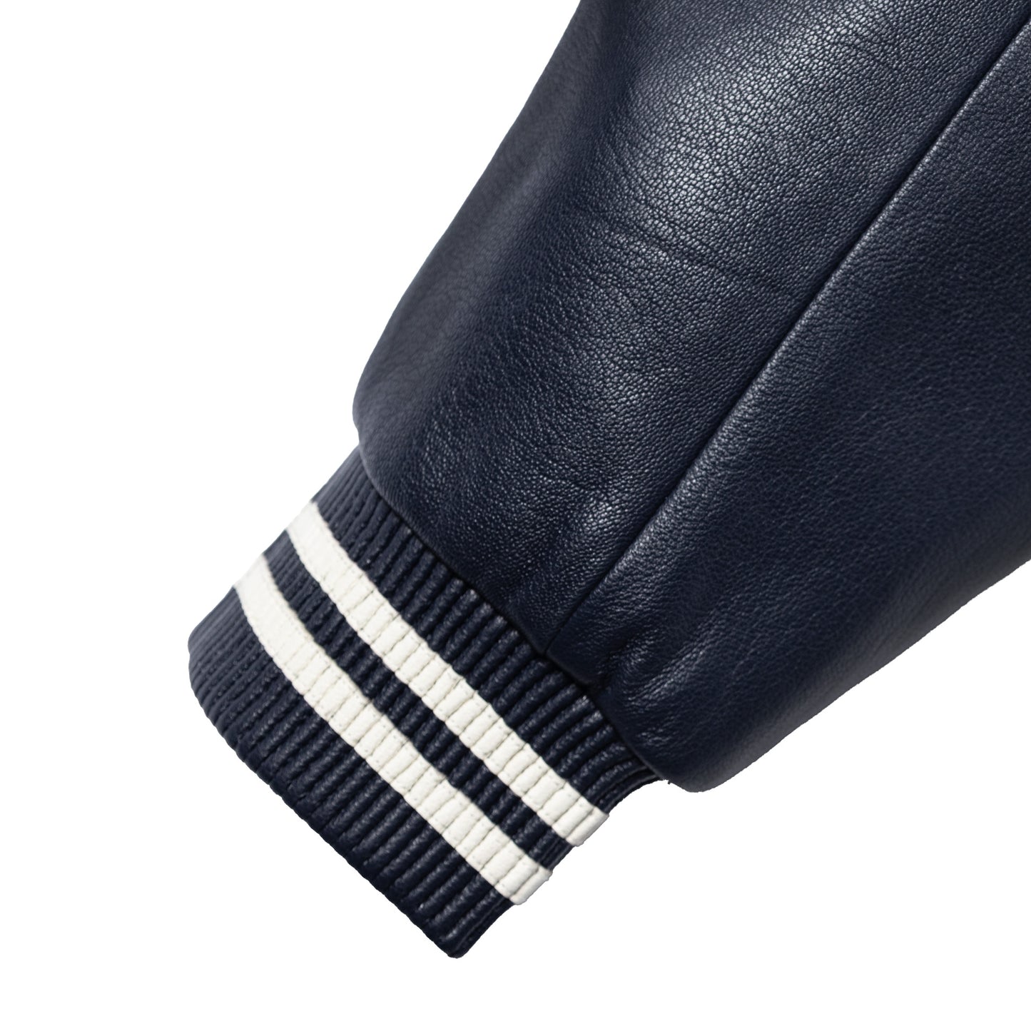 Just Don Globe Logo Leather Jacket