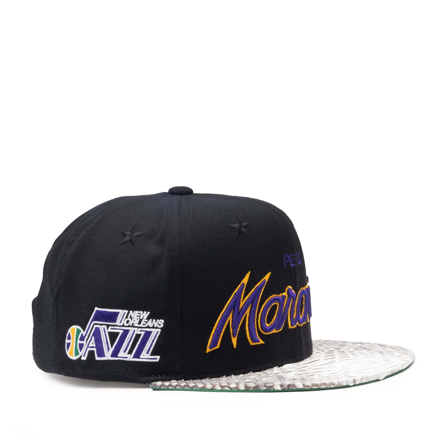 Just Don NBA Pete Maravich Python (Black-Natural-Green-Gold)