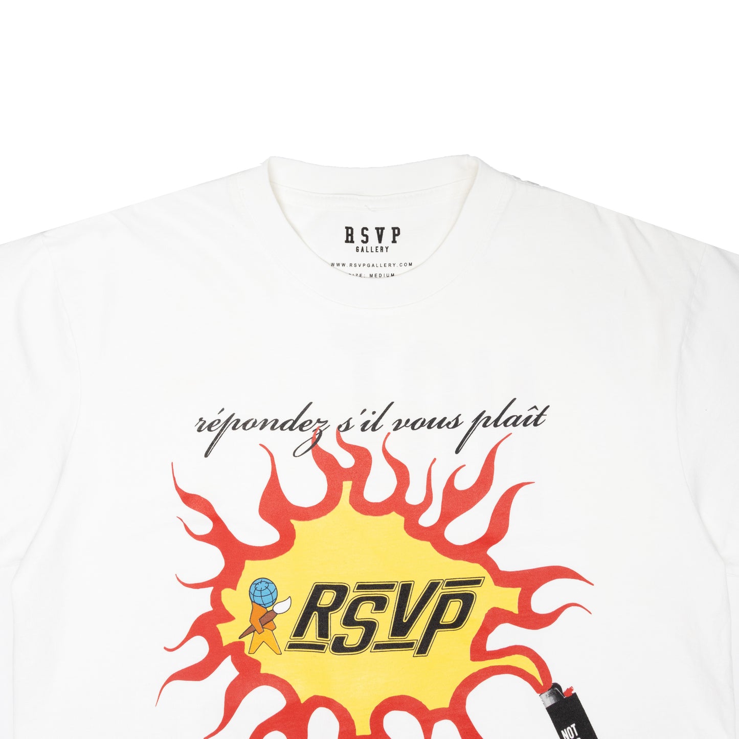 RSVP Gallery Not For Drugs White Tee