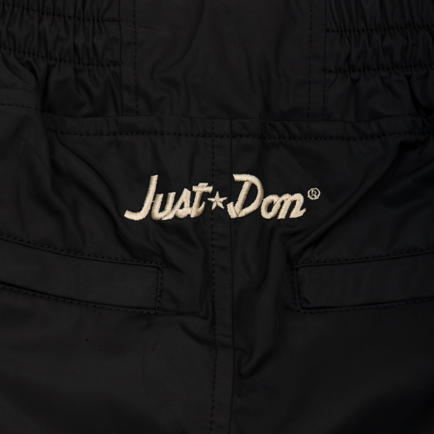 Just Don Camo Basketball Black Shorts