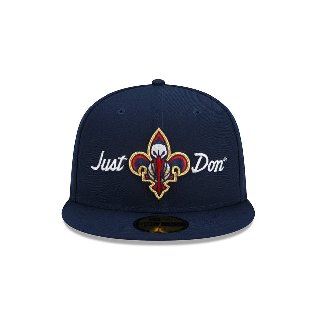 New Orleans Pelicans City Edition 59FIFTY Fitted Hat, White - Size: 7 1/2, by New Era
