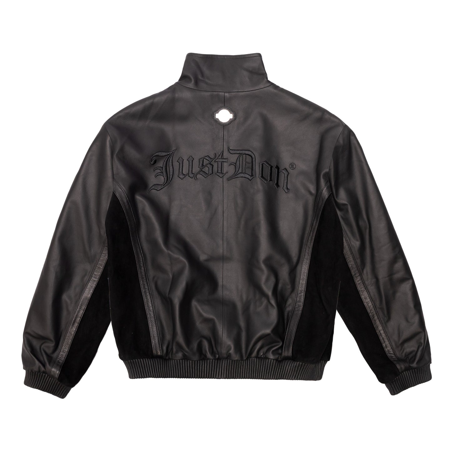 Just Don Leather Track Jacket