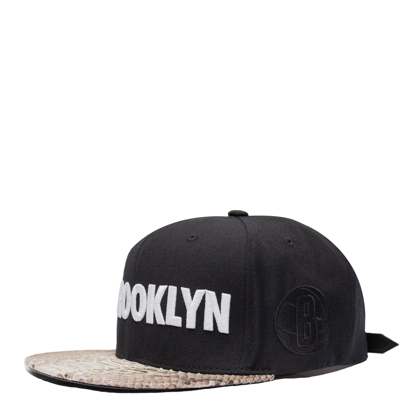 JUST DON NBA BROOKLYN PYTHON (BLACK-NATURAL RIM)