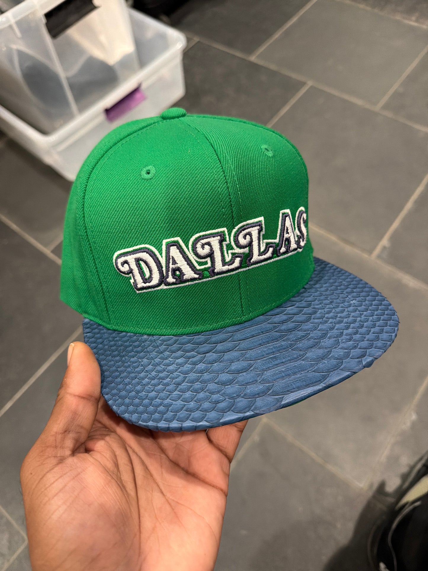 JUST DON DALLAS PYTHON (GREEN-NAVY-NAVY-SILVER)