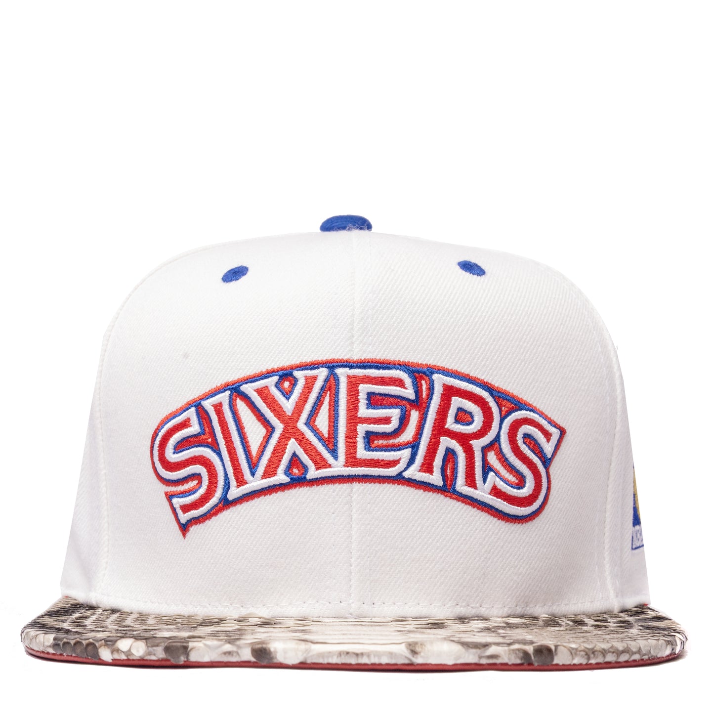 Just Don Philadelphia Sixers Python (White-Natural Brim)