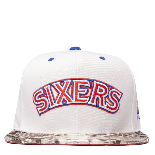 Just Don Philadelphia Sixers Python (White-Natural Brim)