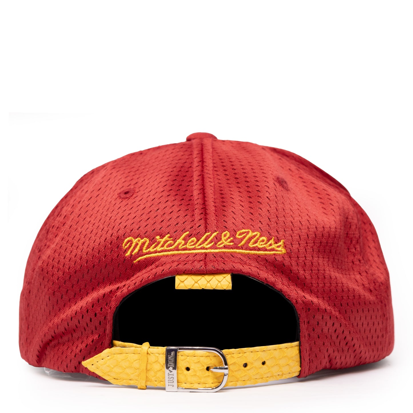 JUST DON CLEVELAND CAVALIERS JERSEY (MAROON-YELLOW BRIM)