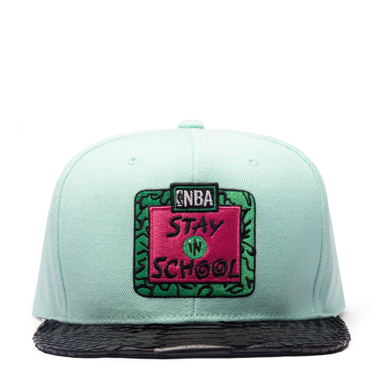 JUST DON NBA STAY IN SCHOOL PYTHON (TEAL-BLACK)