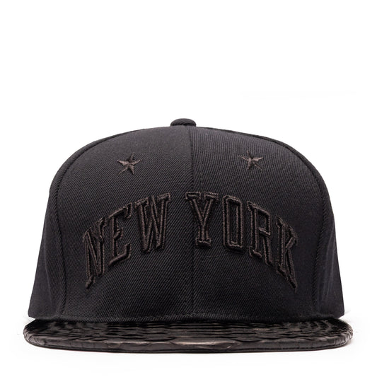 JUST DON NEW YORK PYTHON (BLACK-BLACK BRIM)