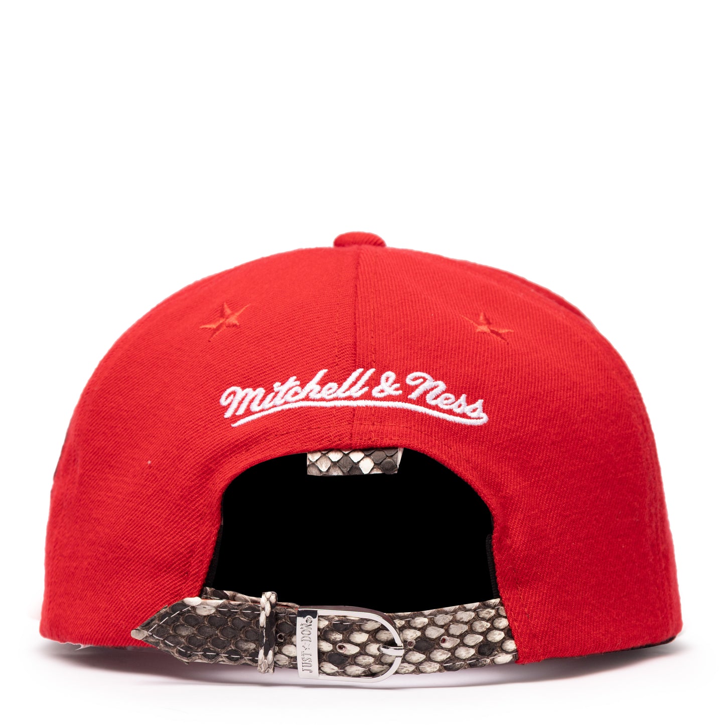 JUST DON NEW ORLEANS BUCCANEERS PYTHON (RED-NATURAL-NAVY-SILVER)