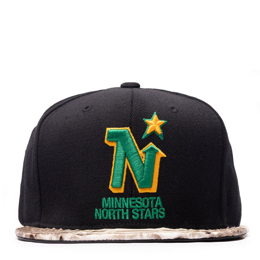 JUST DON MINNESOTA NORTH STARS PYTHON (BLACK-NATURAL BRIM)