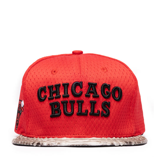 JUST DON CHICAGO BULLS MESH PYTHON (NATURAL BRIM)