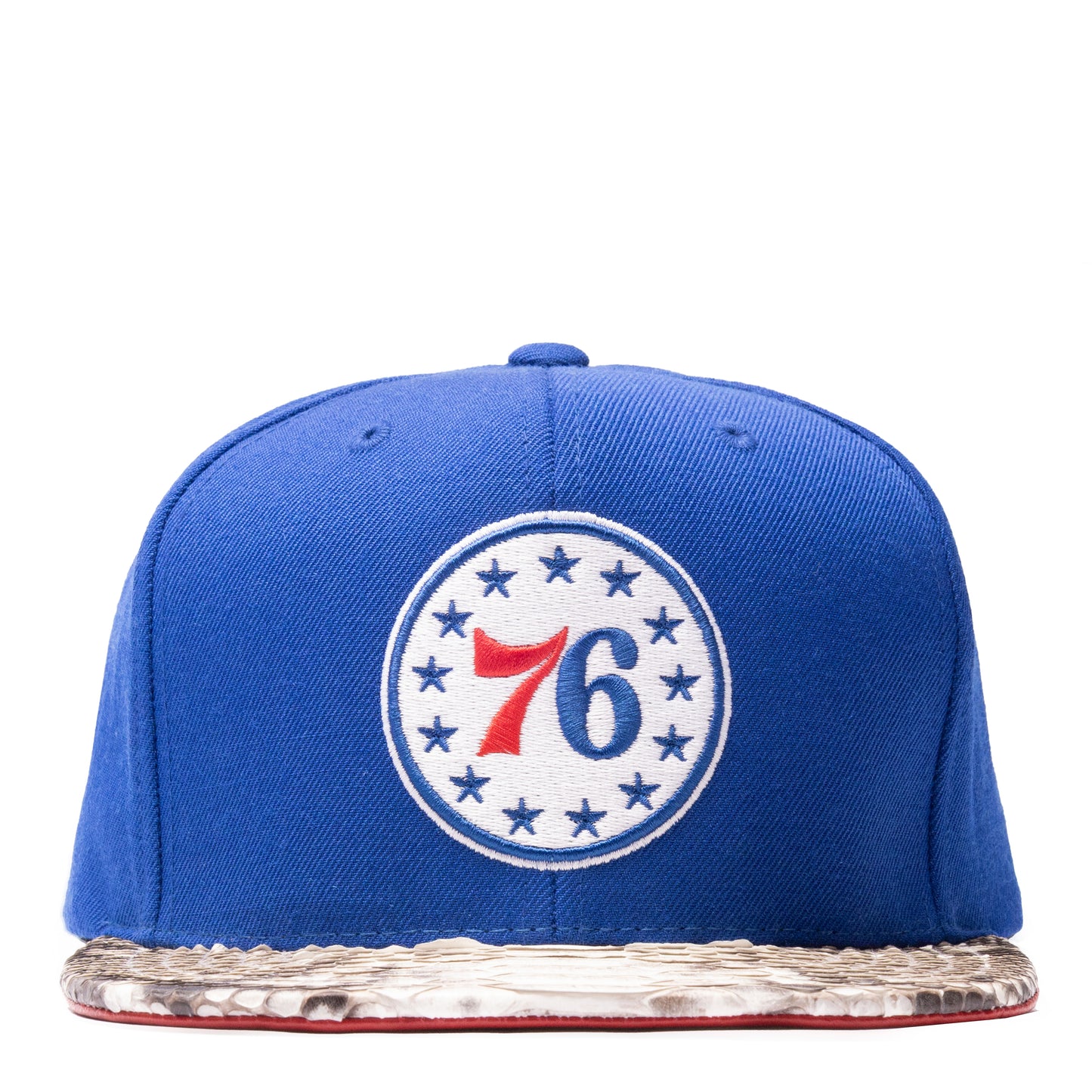 Just Don Philadelphia 76ers PYTHON (BLUE-Natural Brim)