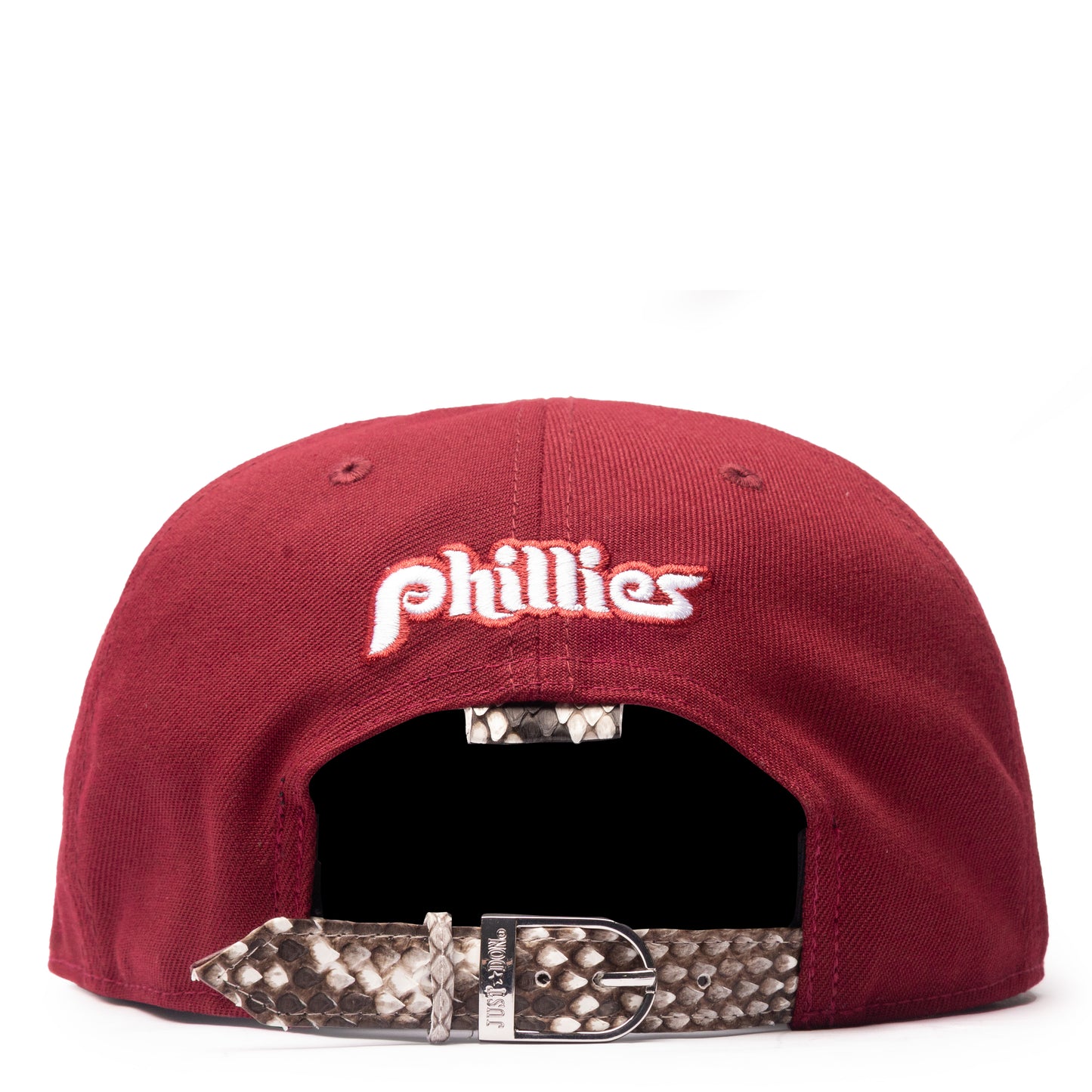 JUST DON philadelphia phillies Python (BURGUNDY-NATURAL)