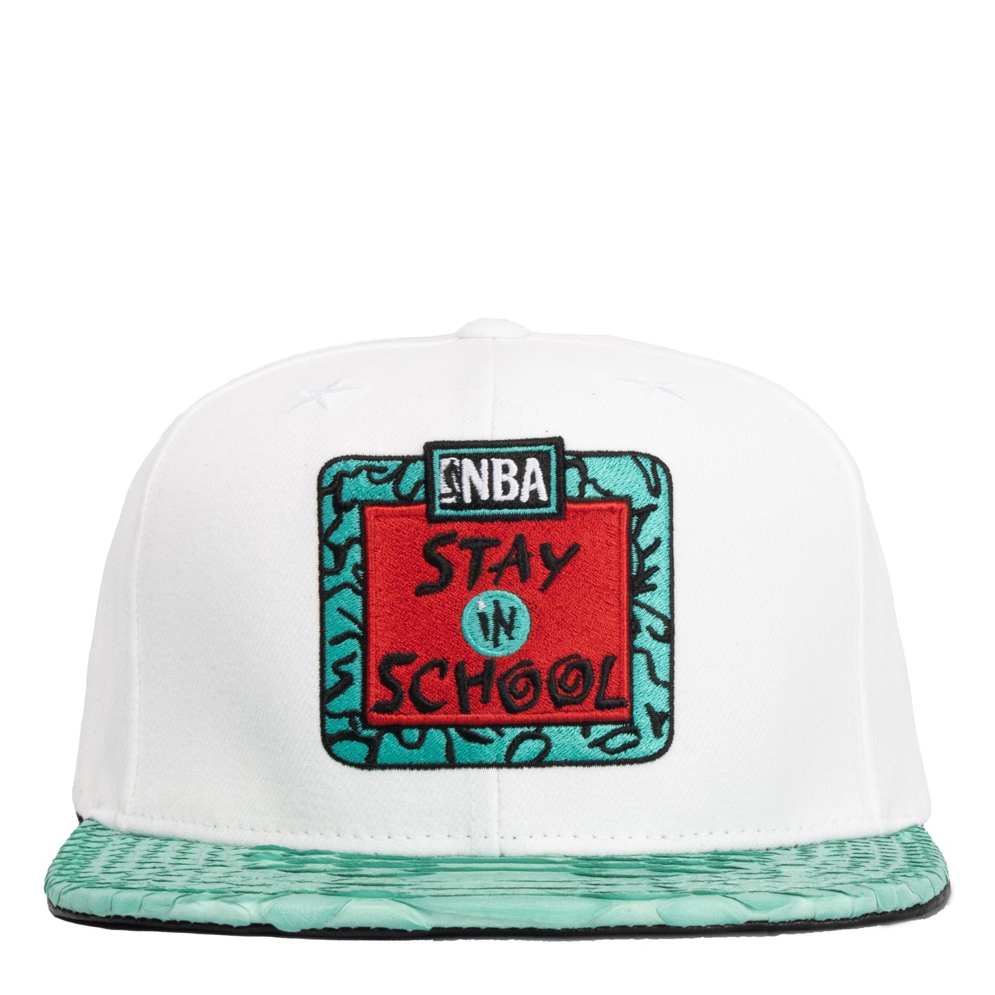 JUST DON NBA STAY IN SCHOOL PYTHON (white-mint-black-silver)