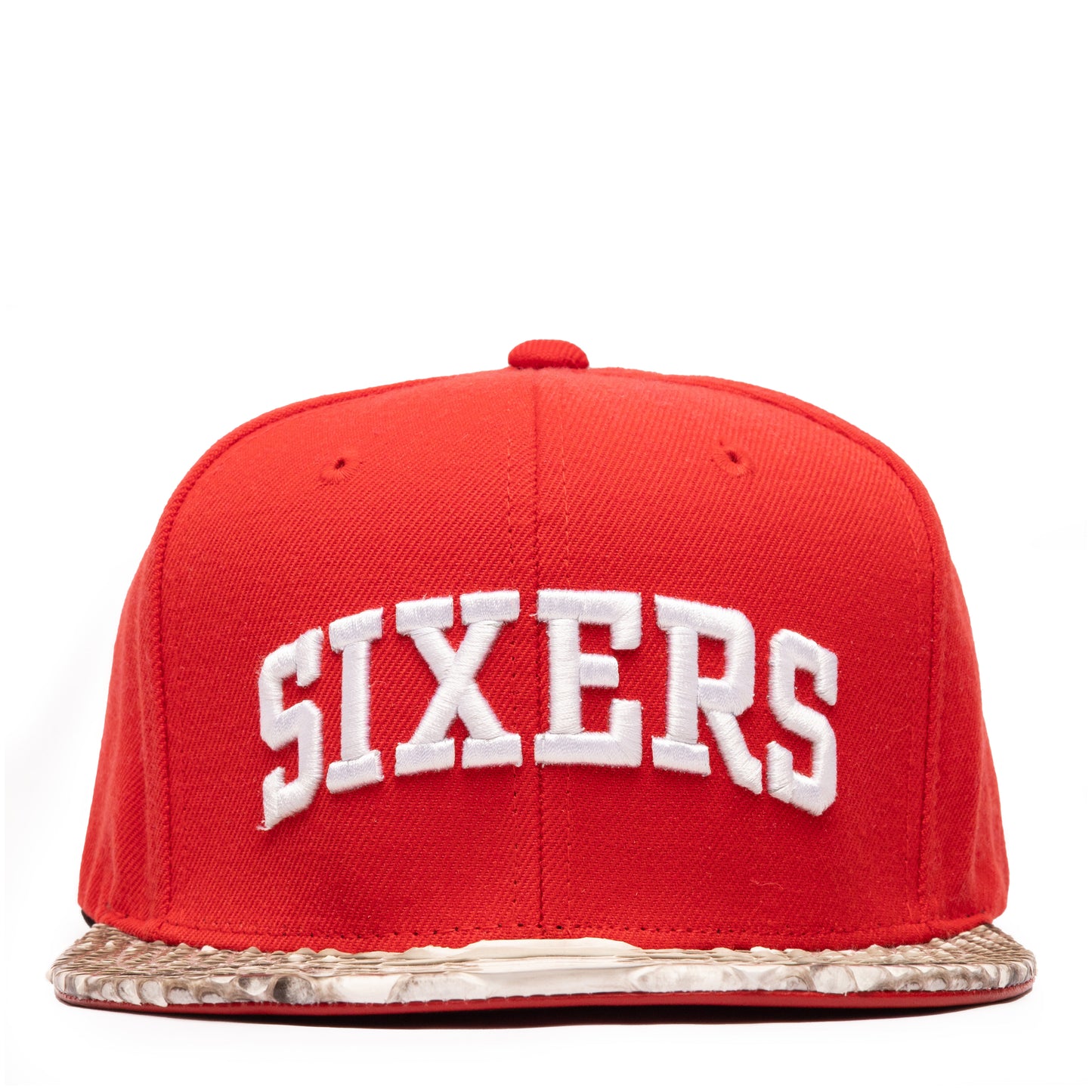 Just Don Philadelphia Sixers Python (Red-Natural Brim)