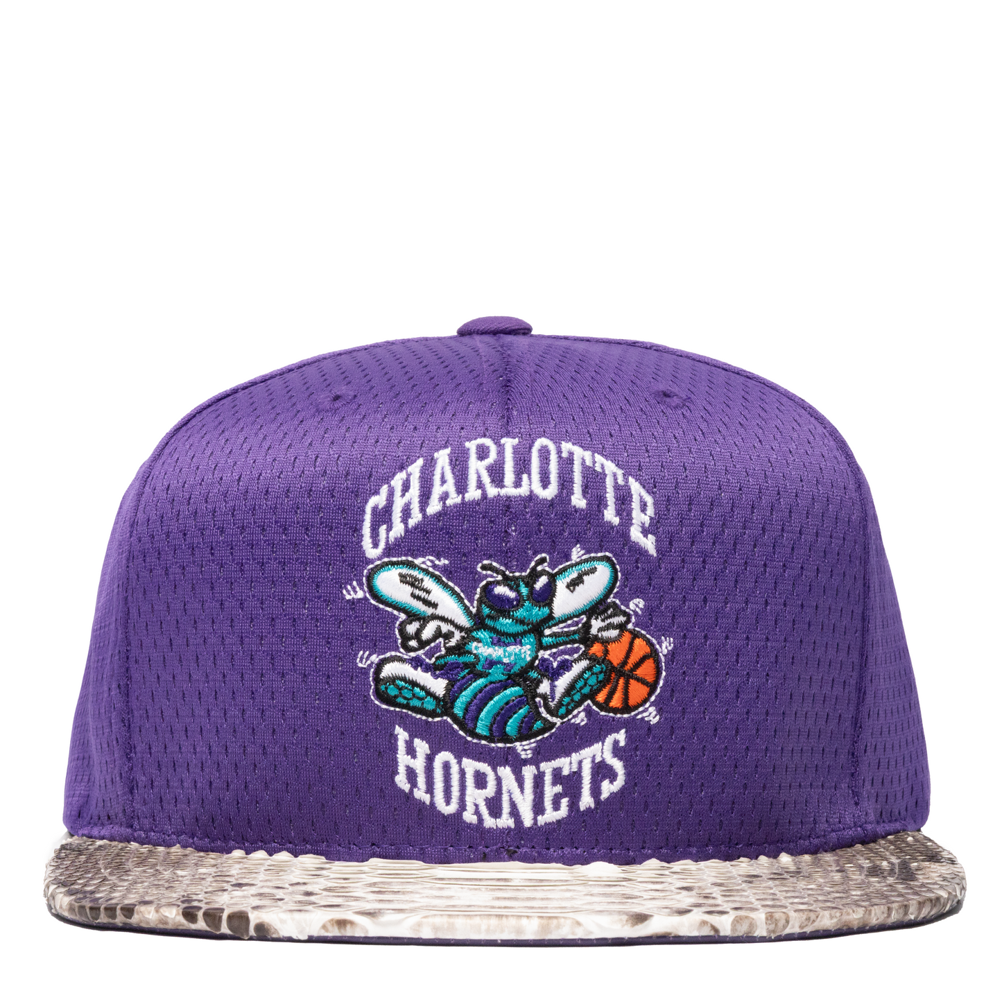 JUST DON CHARLOTTE HORNETS PYTHON MESH (PURPLE-NATURAL-PURPLE-SILVER)