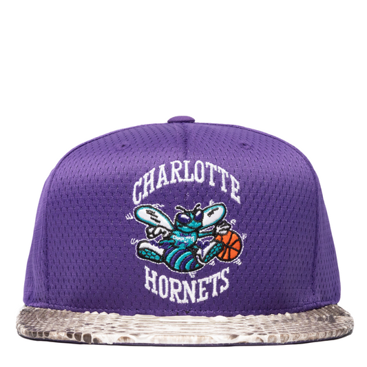 JUST DON CHARLOTTE HORNETS PYTHON MESH (PURPLE-NATURAL-PURPLE-SILVER)