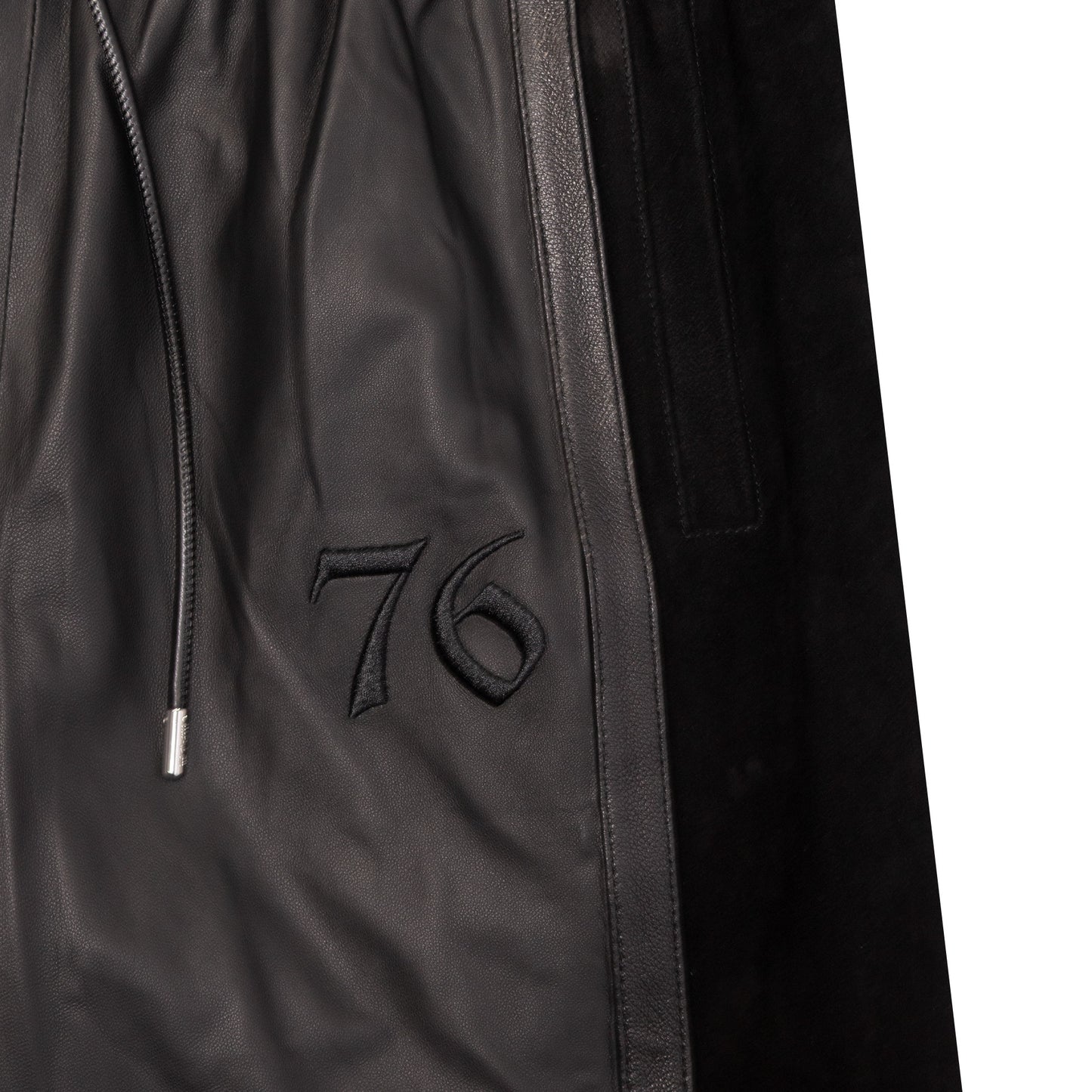 Just Don Leather Track Pant