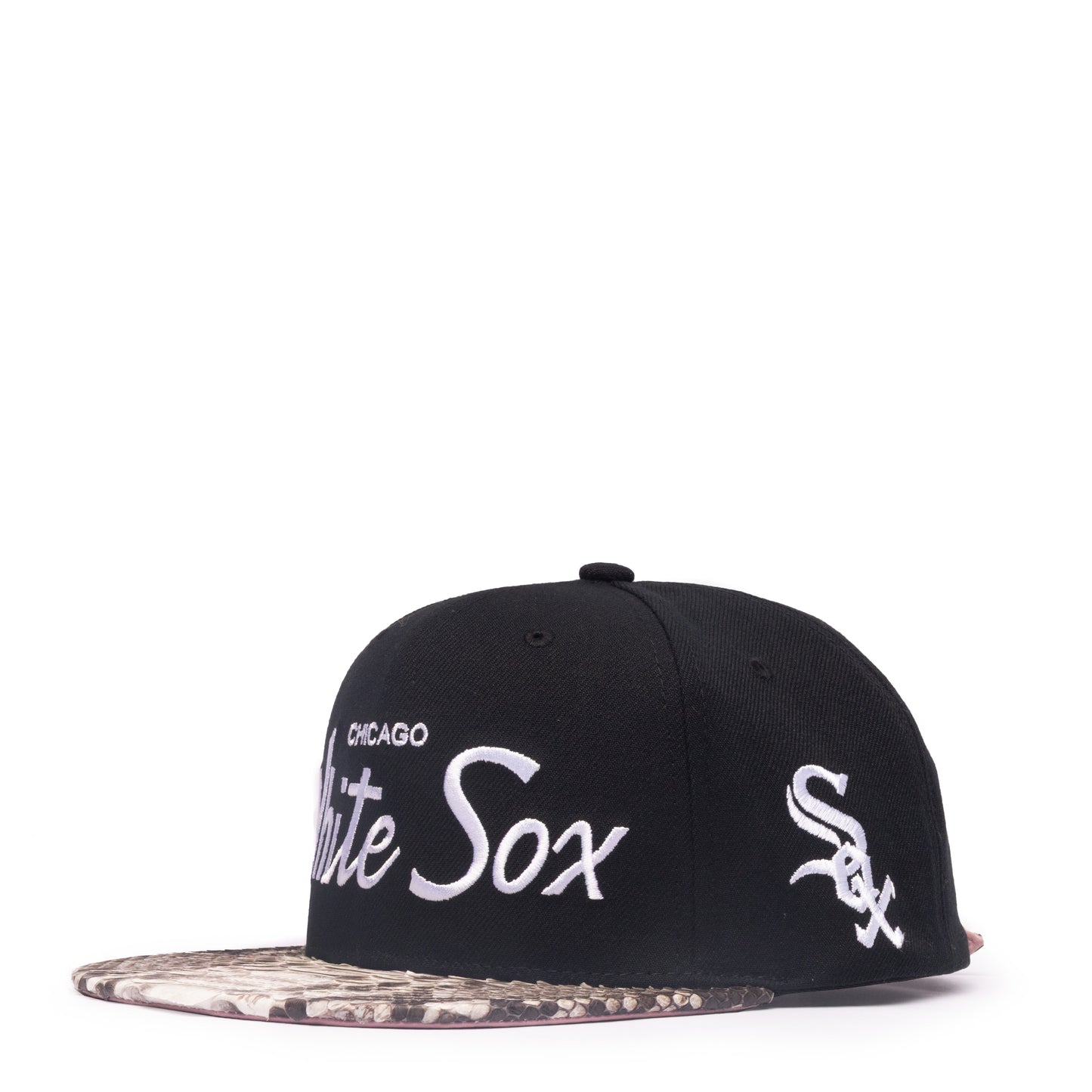 JUST DON CHICAGO WHITE SOX PYTHON PINK BOTTOM (NAVY-NATURAL-PINK-SILVER)