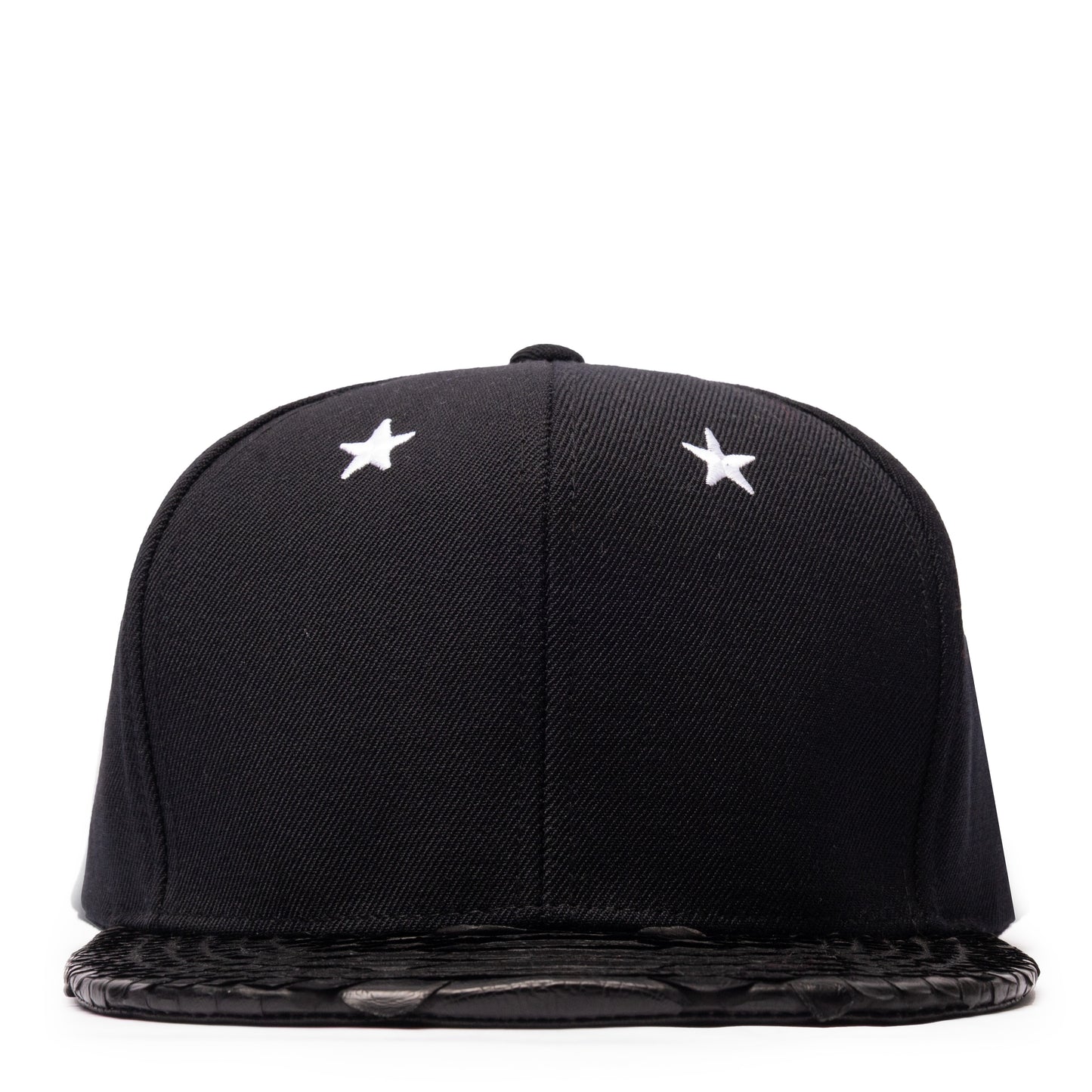 JUST DON WHITE STAR EYELETS PYTHON (BLACK-BLACK-BLACK-SILVER)