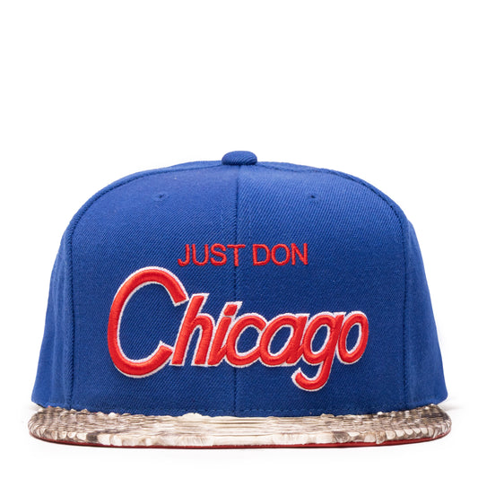 Just Don Chicago SCRIPT PYTHON (BLUE-NATURAL-RED-SILVER)