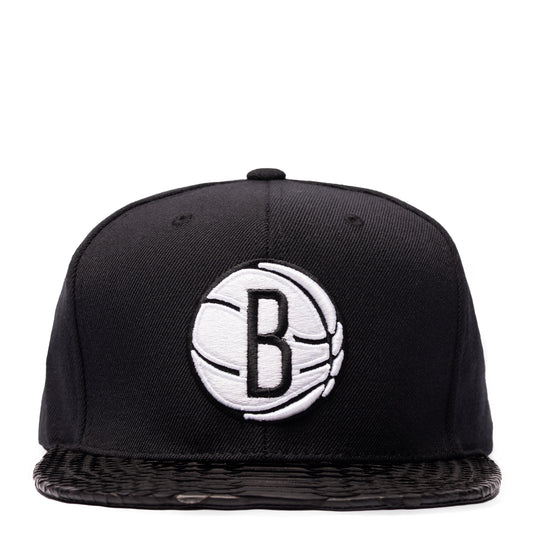 JUST DON BROOKLYN NETS (BLACK-BLACK BRIM)