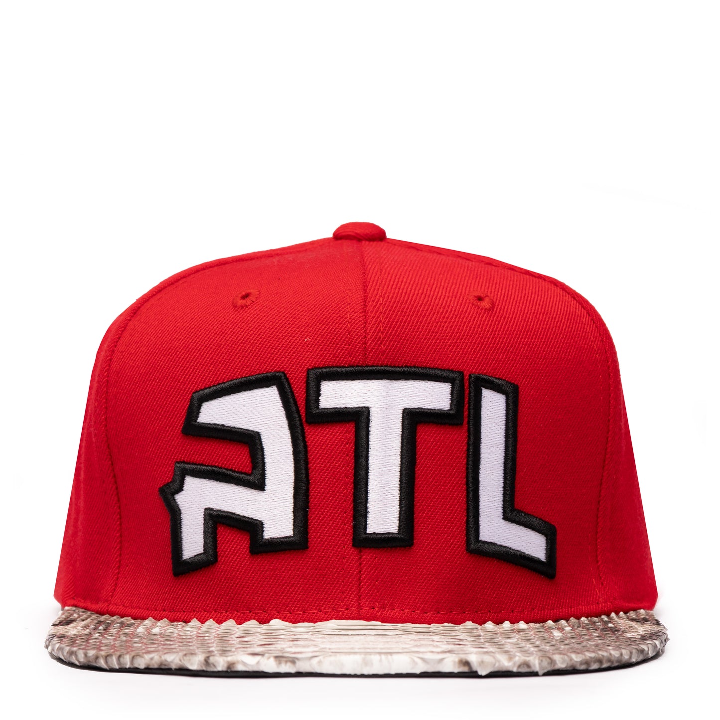 JUST DON ATLANTA HAWKS “ATL” PYTHON (RED-NATURAL-BLACK-GOLD)