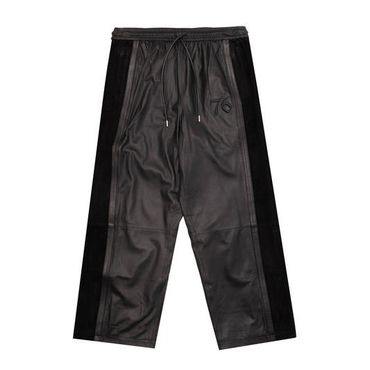 Just Don Leather Track Pant