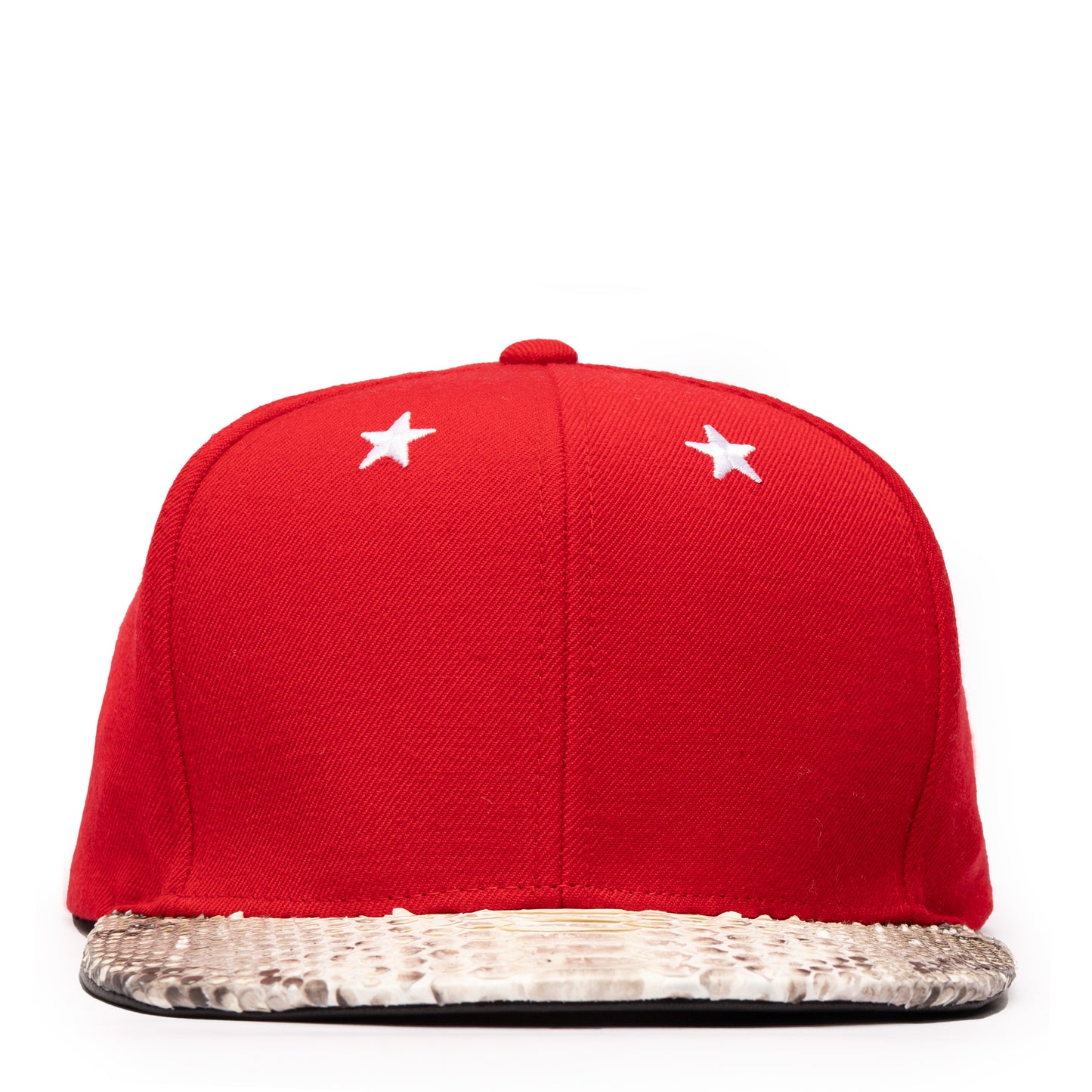 JUST DON WHITE STAR EYELETS PYTHON (RED-NATURAL-RED-SILVER)