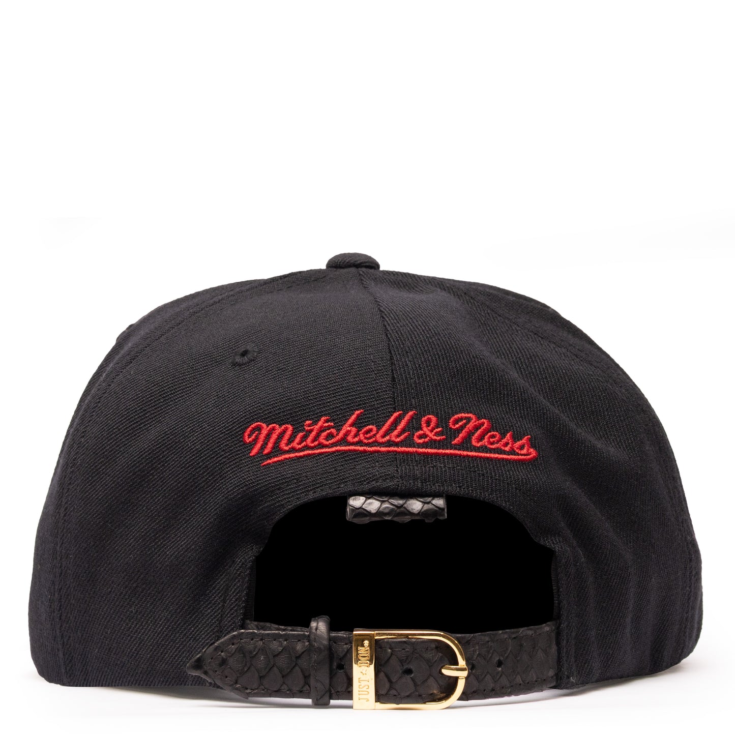 JUST DON CHICAGO BLACKHAWKS VINTAGE LOGO (BLACK-BLACK BRIM)