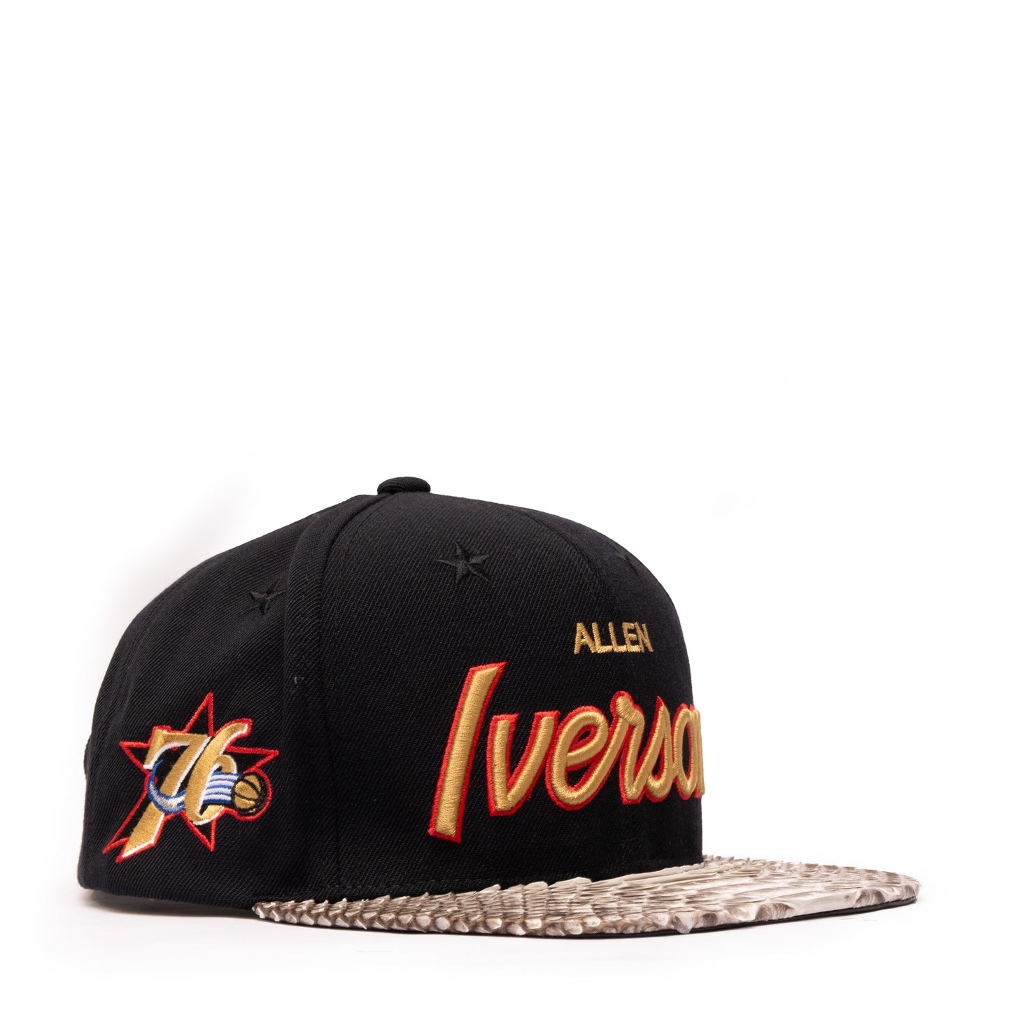 JUST DON ALLEN IVERSON PYTHON (BLACK-NATURAL BRIM)