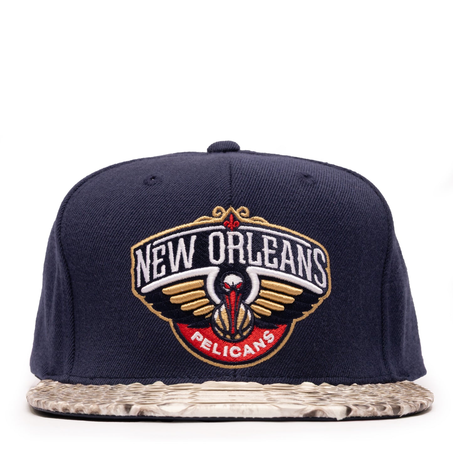 Just Don New Orleans Pelicans Python (Navy-Natural-Navy-Gold)