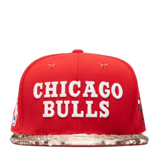 Just Don Chicago Bulls Python (Red-Natural Brim)