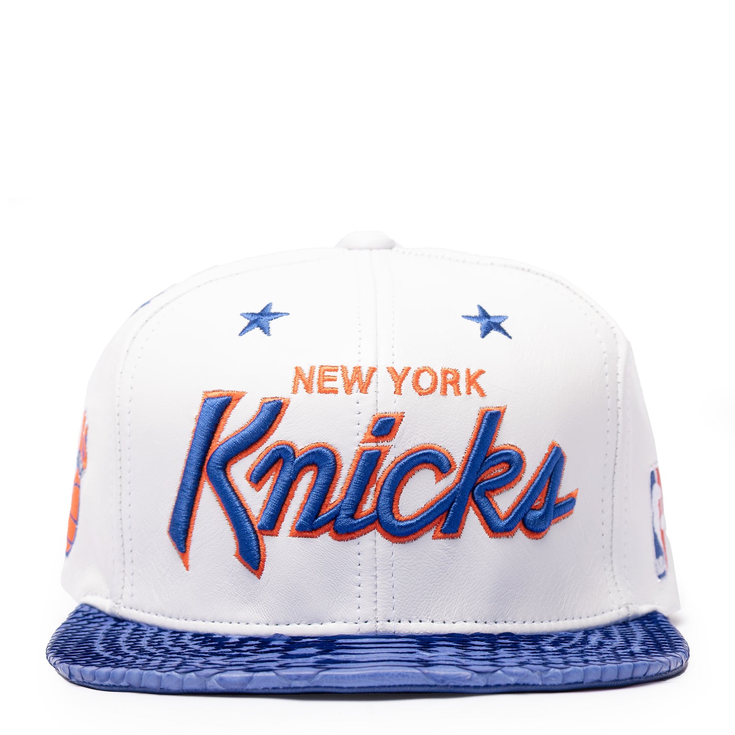 JUST DON NEW YORK KNICKS LEATHER PYTHON (WHITE-BLUE)