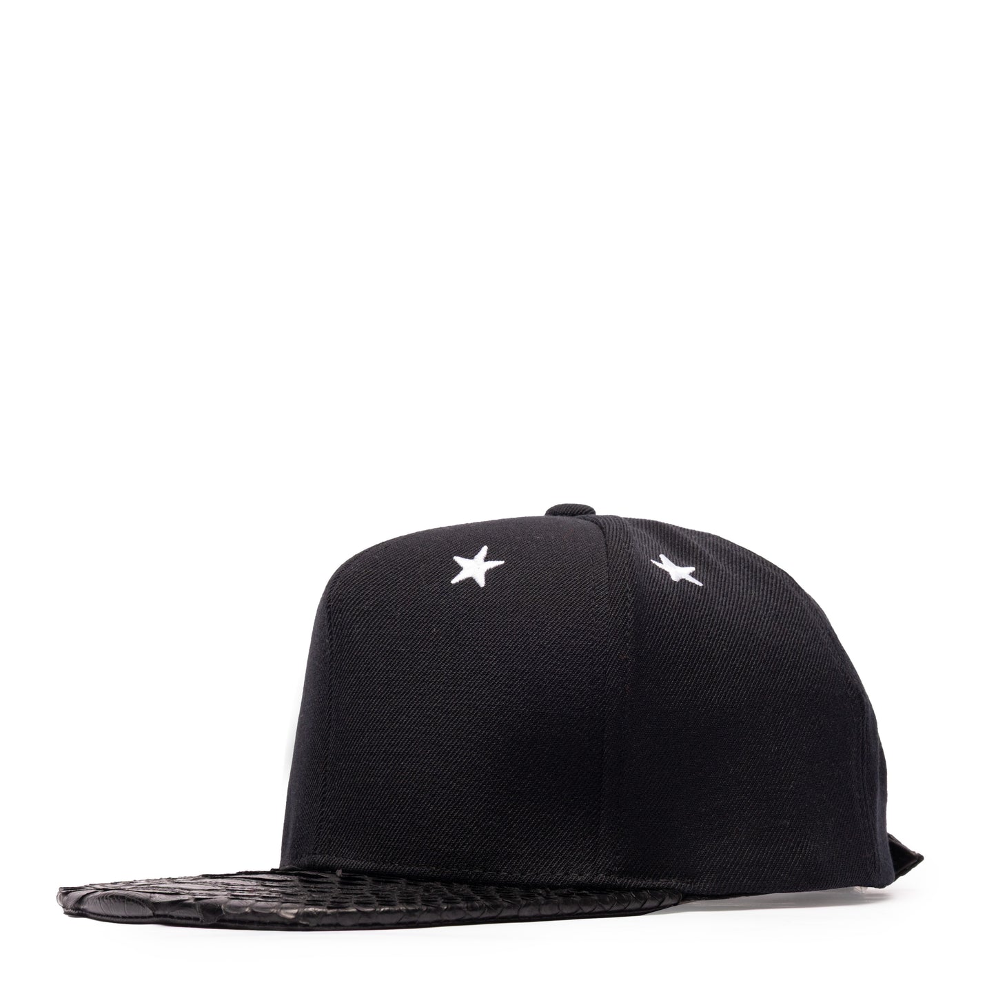 JUST DON WHITE STAR EYELETS PYTHON (BLACK-BLACK-BLACK-SILVER)
