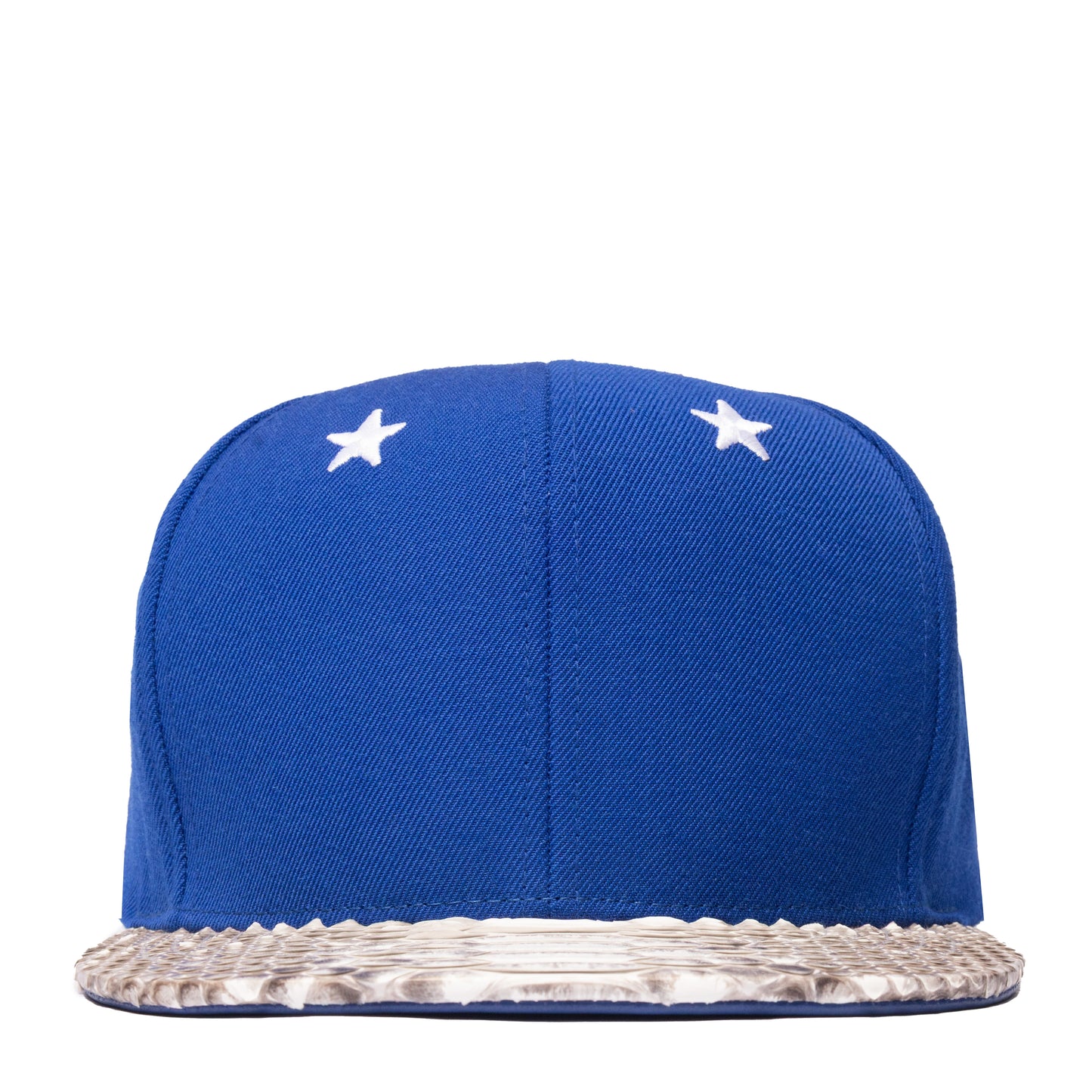 JUST DON WHITE STAR EYELETS PYTHON (BLUE-NATURAL-BLUE-SILVER)