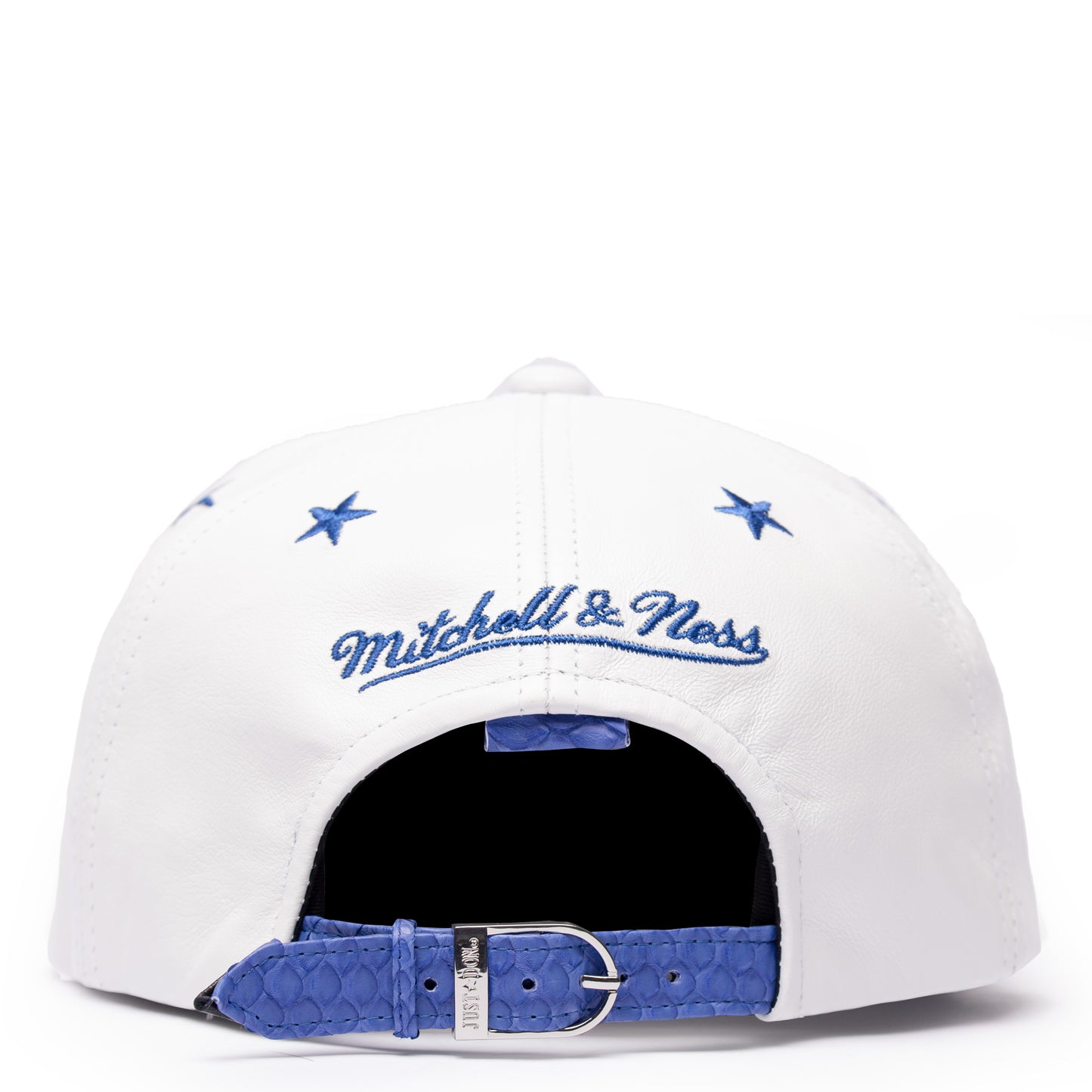 JUST DON NEW YORK KNICKS LEATHER PYTHON (WHITE-BLUE)