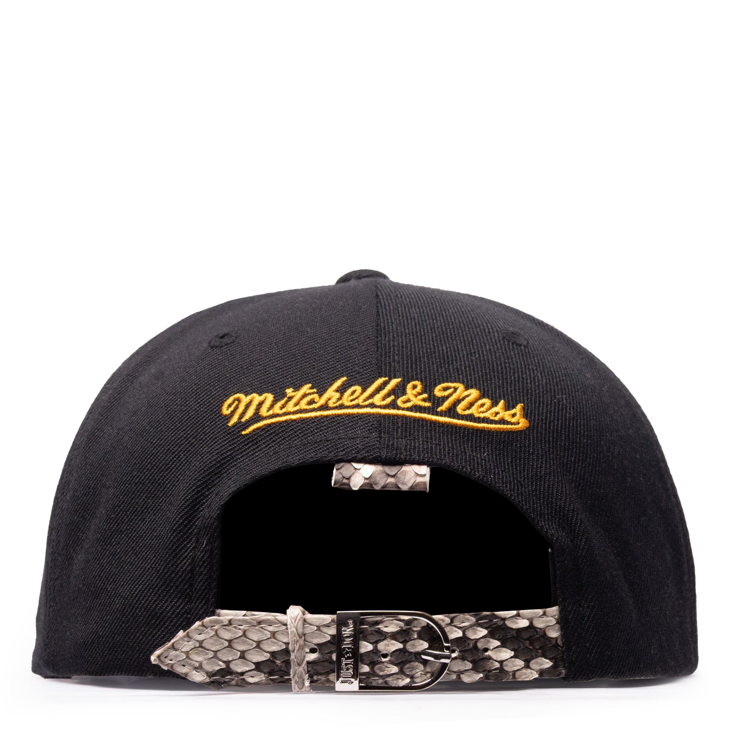JUST DON BOSTON BRUINS (BLACK-NATURAL BRIM) (SILVER BUCKLE)